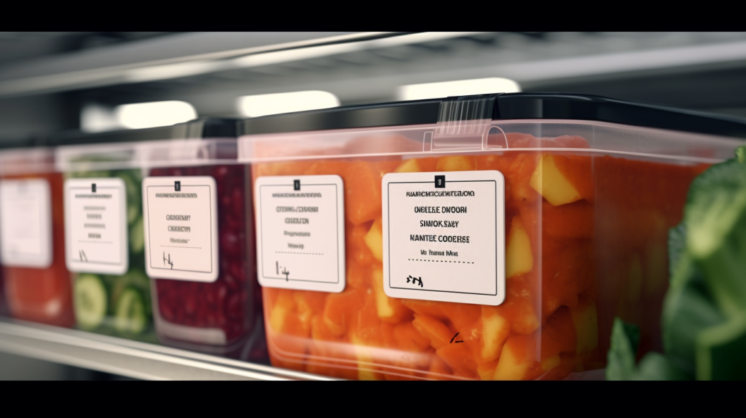 Etiketten für Lebensmittelzubereitung auf den Lebensmittelbehältern.png